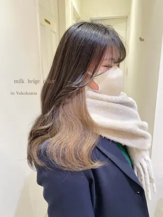 ロング カラー シールエクステ横浜 🐏☁️miminaのヘアスタイル