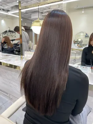 ロング カラー ヘアアレンジ 髪質改善特化 🫧松野力也のヘアスタイル
