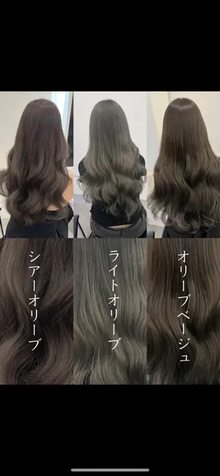 ロング しゅういち/赤み消し カラー特化のヘアスタイル
