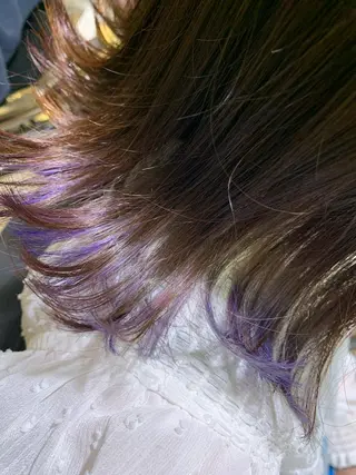 セミロング カラー ヘアアレンジ メンズ ネイル Sia中野新橋 『JUNYA』のヘアスタイル