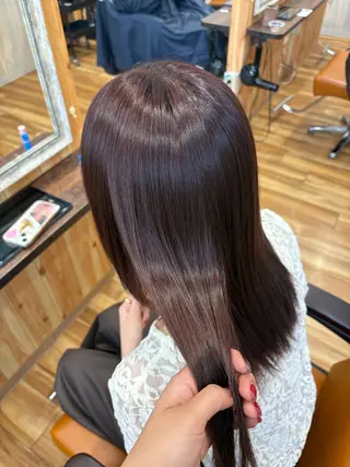 カラー 長岡 妃奈乃のヘアスタイル