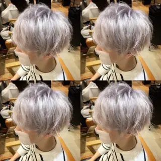 ショート ✨縮毛矯正✖︎顔周り レイヤー✨ナカムラのヘアスタイル
