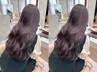ロング カットモデル募集 長谷川のヘアスタイル