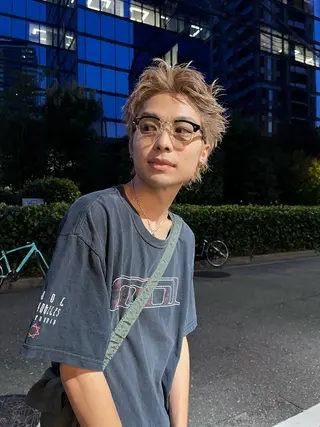 ショート カラー メンズ トレンドヘア◎ 店長 清原佑太のヘアスタイル
