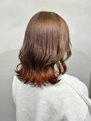 ミディアム カラー 柏 デザインカラー/ レイヤー🐣シオリのヘアスタイル