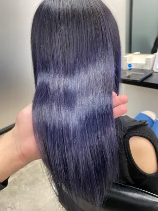 セミロング カラー 【艶髪×韓国風】 毛流れ職人 RYOのヘアスタイル