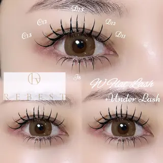 マツエク・マツパ Eye menu 🎀 REBESTのマツエク・マツパデザイン