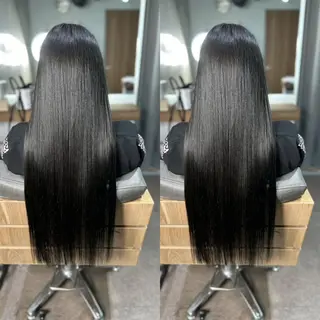 ロング ヘアアレンジ メンズ カラー 韓国ヘアならお任せ♡ 馴染ませ達人👸yuのヘアスタイル