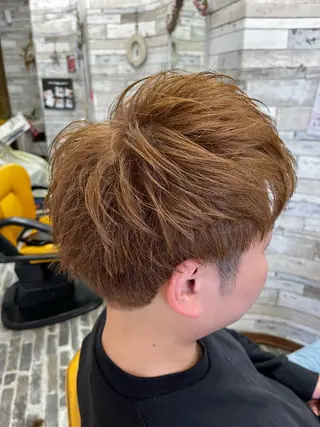 ショート カラー メンズ 大坪 拓斗のヘアスタイル