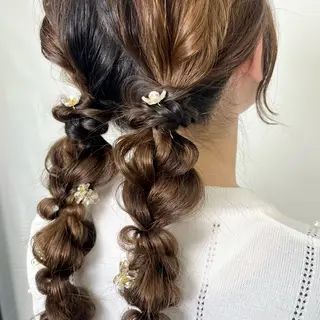 ロング かわいいを＋🎀𖤐 上品hair/ 星愛のヘアスタイル
