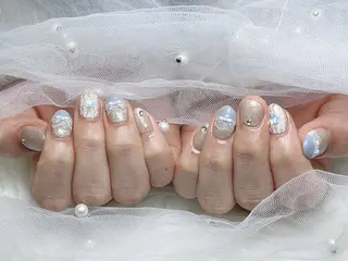 ネイル Eclat〔ｴｸﾗ〕 MOEKA𝜗𝜚*のネイルデザイン
