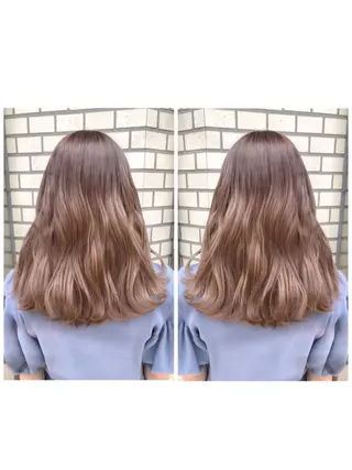 ミディアム カラー ブリーチ/髪質改善 🍀MASAKiのヘアスタイル