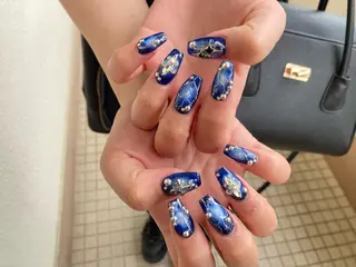 セミロング ネイル ✴︎ Delightのネイルデザイン