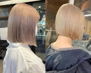 ショート 💕モテベージュ 🧡NANAKO🧡のヘアスタイル