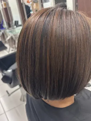 ミディアム カラー TONI＆GUY酒井 紅氏朗のヘアスタイル