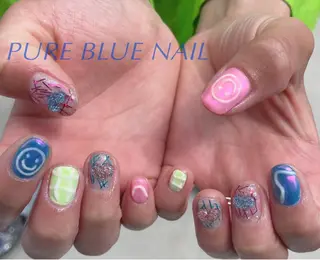 ネイル PURE BLUE NAILのネイルデザイン