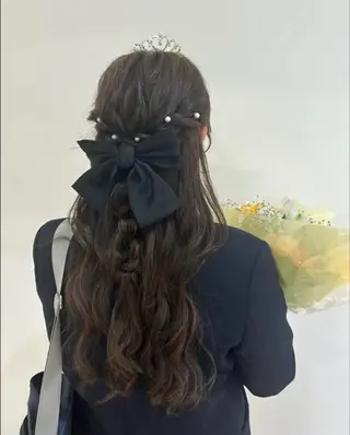 ロング ヘアアレンジ BeBe /スタイリストのヘアスタイル