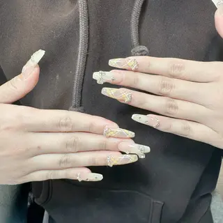 ネイル 🍄Rina🍄 韓国風ネイルのネイルデザイン