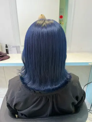 ミディアム カラー ブリーチカラー 🩵MIZUKIのヘアスタイル