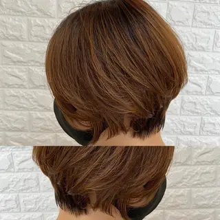 ショート 金沢 広美のヘアスタイル