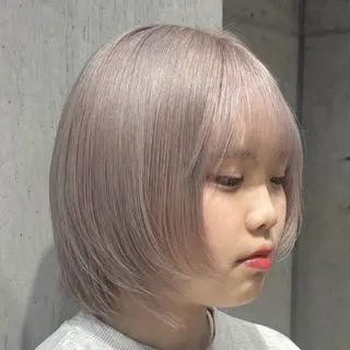 ショート カラー 🍎ブリーチ/ デザイン🍎リオのヘアスタイル
