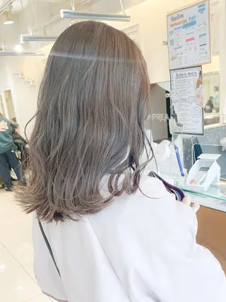 ミディアム カラー ✨カラー支持No.1 🧸ワキ カナコ🧸のヘアスタイル