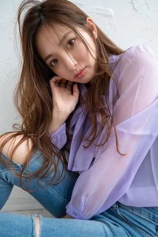 ロング カラー ANGELICA 天理店のヘアスタイル