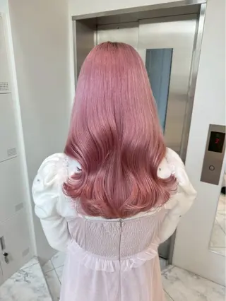 ロング カラー ハイトーンカラー💞 くるみ🎀のヘアスタイル