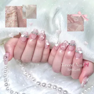 ネイル 🎀mahiro🎀 #ガーリーのネイルデザイン