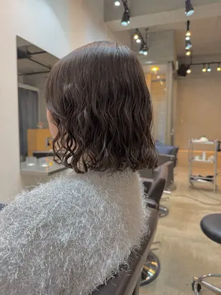 ショート 🌿朝5分でお洒落 パーマスタイル🌿のヘアスタイル