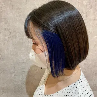 セミロング カラー 縮毛矯正職人/艶髪 ✨️村上 渉のヘアスタイル