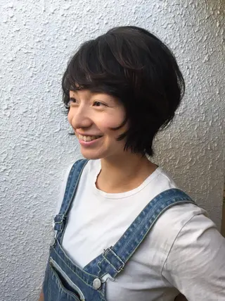 ショート ミディアム パーマ 早朝✨ヘアセット 着付け/清水玲歌のヘアスタイル
