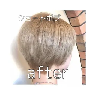 ショート マツノ ユウキのヘアスタイル