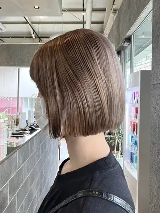 ミディアム カラー magico 下北沢のヘアスタイル