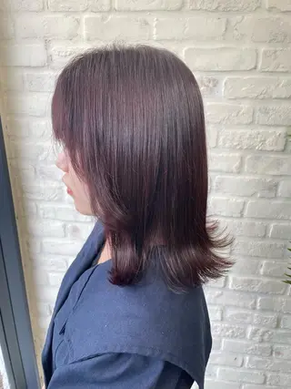 ミディアム テラダ ユウシン西金沢のヘアスタイル