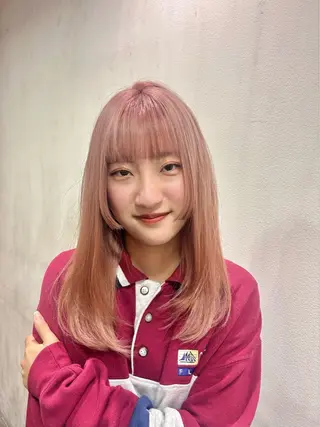 セミロング ハイトーン/ブリーチ 🧁soraのヘアスタイル