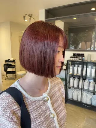 ミディアム 平居 リサのヘアスタイル