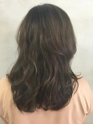 セミロング カラー 後藤 健史のヘアスタイル