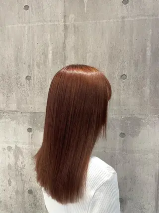 セミロング ハイトーンカラー✨️ 艶カラー特化Amiのヘアスタイル