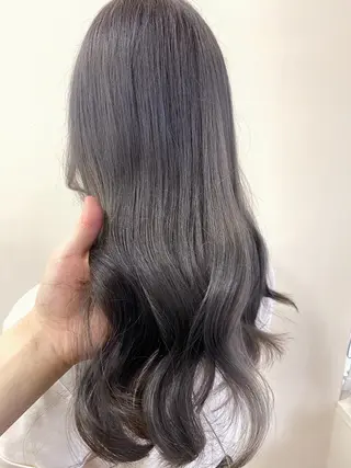 ロング カラー 服部 樹季のヘアスタイル