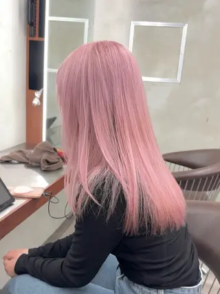 ロング カラー ブリーチ　ハイトーン 特化🌈フジタハルキのヘアスタイル