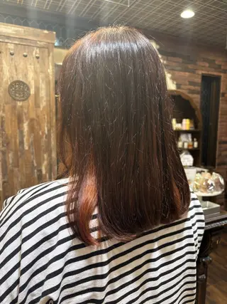 ミディアム カラー 君塚幸奈 /Calbariのヘアスタイル