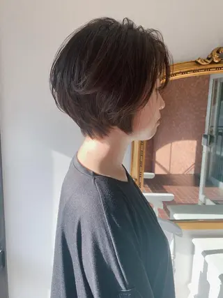 ショート 丹羽大喜 縮毛矯正/美髪矯正のヘアスタイル