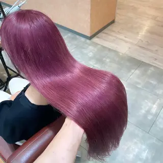セミロング カラー 梅田美容室/ ウルフカットのヘアスタイル