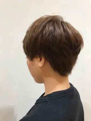 ショート カラー 愛されヘア/ 暖色カラー/まいこのヘアスタイル
