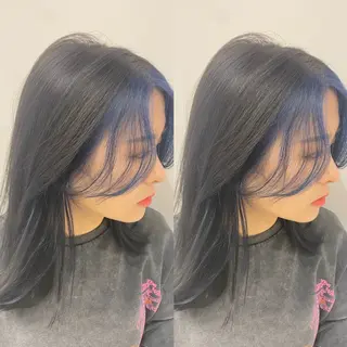 ロング カラー 🫧ボブ/艶髪カラー 伊原修子のヘアスタイル