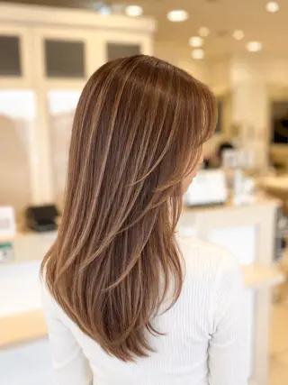 ロング カラー 金子 直樹のヘアスタイル