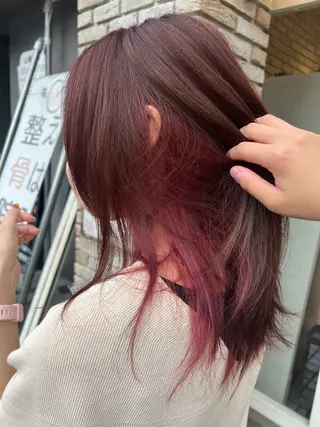 カラー 鶴島 凜のヘアスタイル