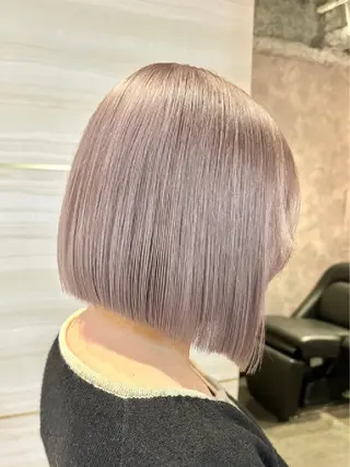 ミディアム カラー パーマ ヘアアレンジ メンズ 🌱巴結生🌿大宮 ☁️ミルクティーのヘアスタイル