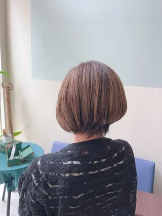 ショート カラー 林 真之介のヘアスタイル